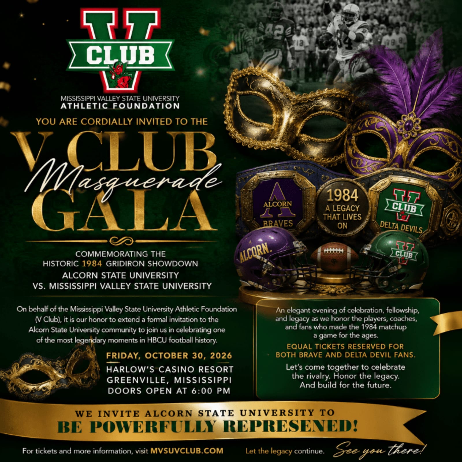 Masquerade Ball campaign artwork