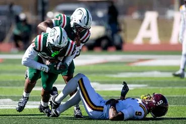 MVSU defenders after a tackle