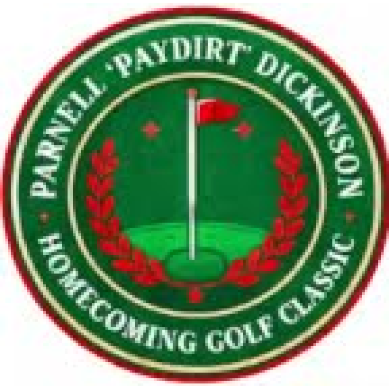 Parnell “Paydirt” Dickinson Homecoming Golf Classic campaign artwork